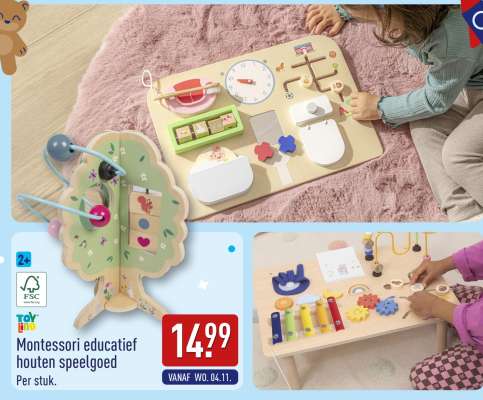 Montessori educatief houten speelgoed