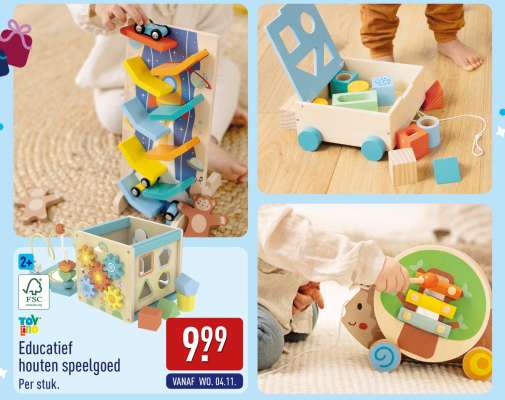 Educatief houten speelgoed