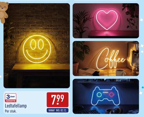 Ledtafellamp