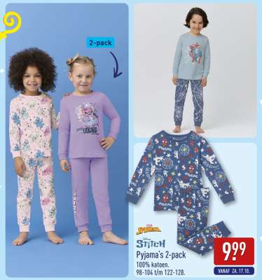 Stitch Pyjama's 2-pack