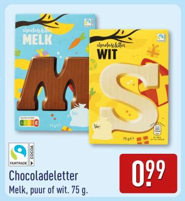 Chocoladeletter