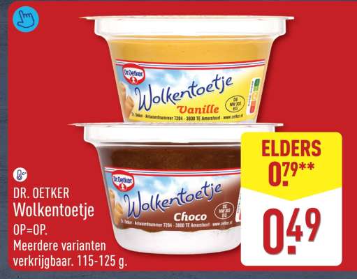 DR. OETKER Wolkentoetje