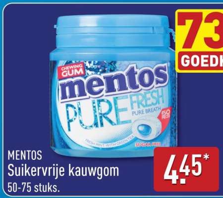 MENTOS Suikervrije kauwgom