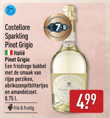 Costellore Sparkling Pinot Grigio