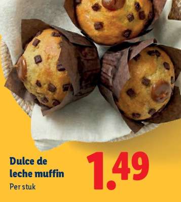 Dulce de leche muffin