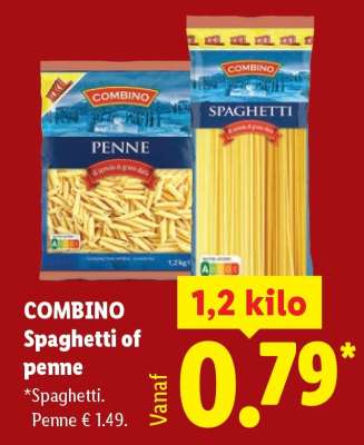 Combino Spaghetti of Penne