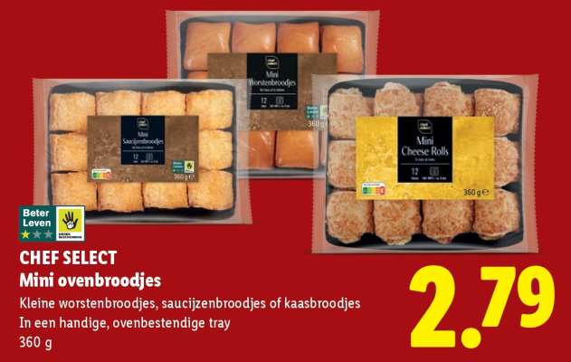 CHEF SELECT Mini ovenbroodjes