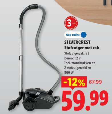 SILVERCREST Stofzuiger met zak