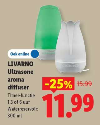 LIVARNO Ultrason aroma diffuser