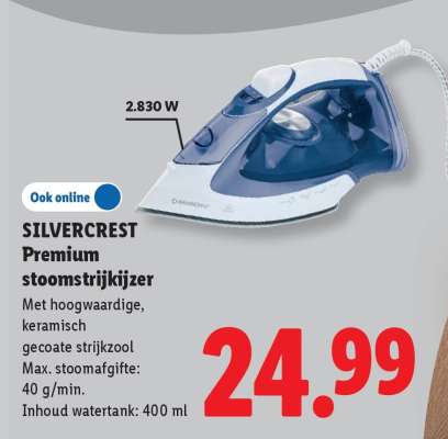 SILVERCREST Premium stoomstrijkijzer