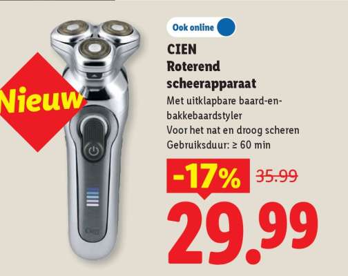 CIEN Roterend scheerapparaat