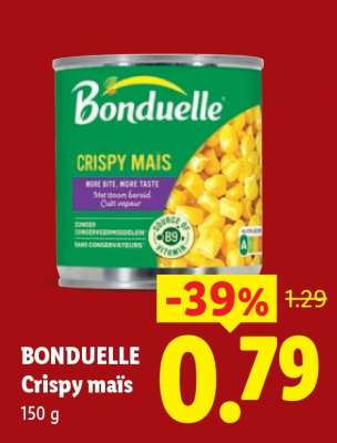 Bonduelle Crispy Maïs