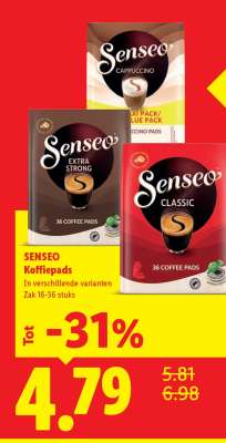 Senseo koffiepads