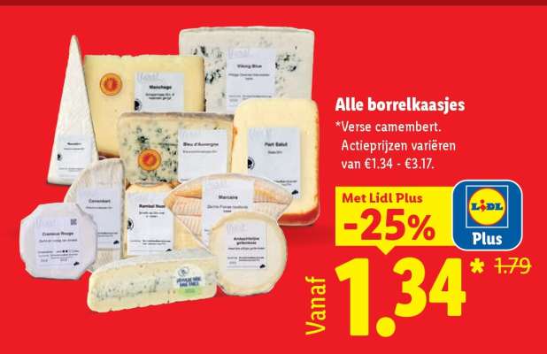 Alle borrelkaasjes