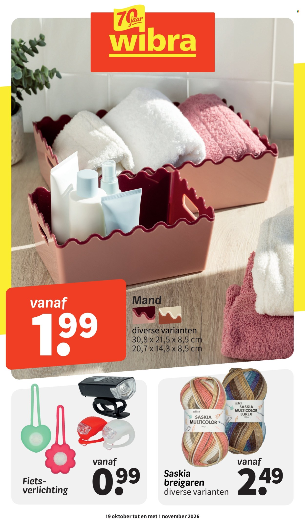 Wibra-aanbieding - 19.10.2026 - 1.11.2026. Pagina 1