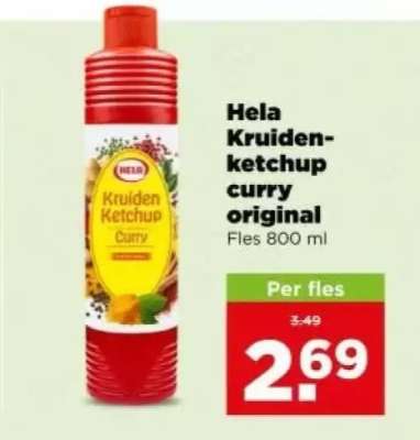 Hela Kruidenketchup curry original